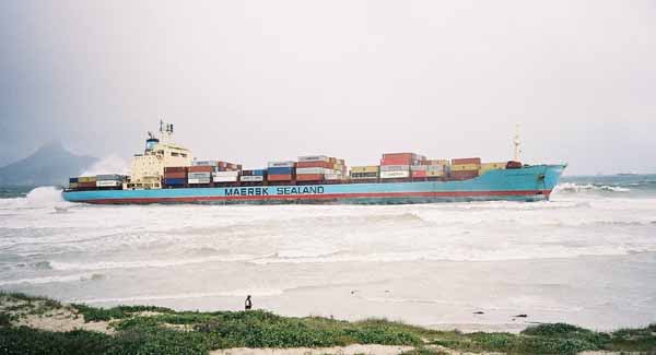 Sealand Express aground